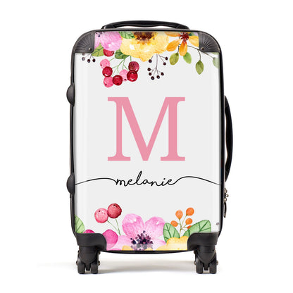 Personalised Summer Flowers Suitcase