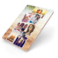 Personalised Summer Holiday Photos Apple iPad Case on Rose Gold iPad Side View