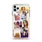 Personalised Summer Holiday Photos Apple iPhone 11 Pro Max in Silver with White Impact Case