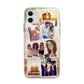 Personalised Summer Holiday Photos Apple iPhone 11 in White with Bumper Case