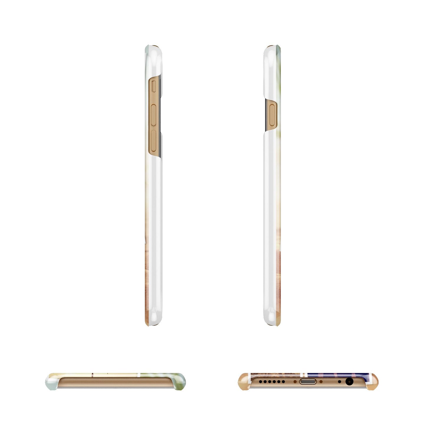 Personalised Summer Holiday Photos Apple iPhone 6 3D Wrap Snap Case Angled Images