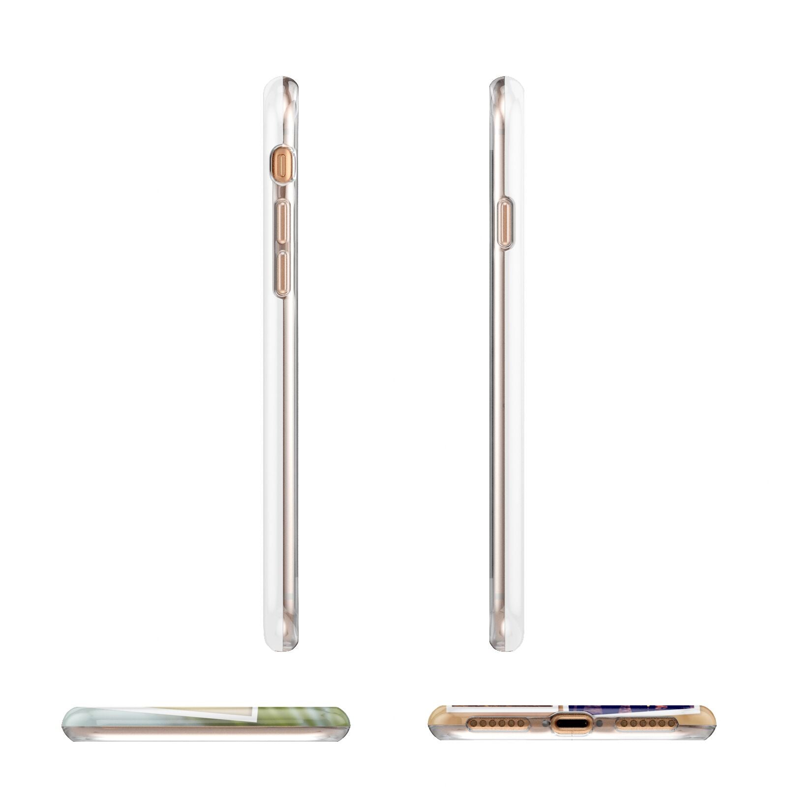 Personalised Summer Holiday Photos Apple iPhone 7 8 3D Wrap Tough Case Alternative Image Angles