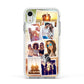 Personalised Summer Holiday Photos Apple iPhone XR Impact Case White Edge on Silver Phone