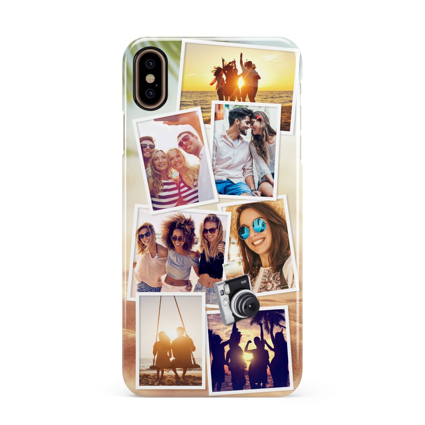 Personalised Summer Holiday Photos Apple iPhone Xs Max 3D Snap Case