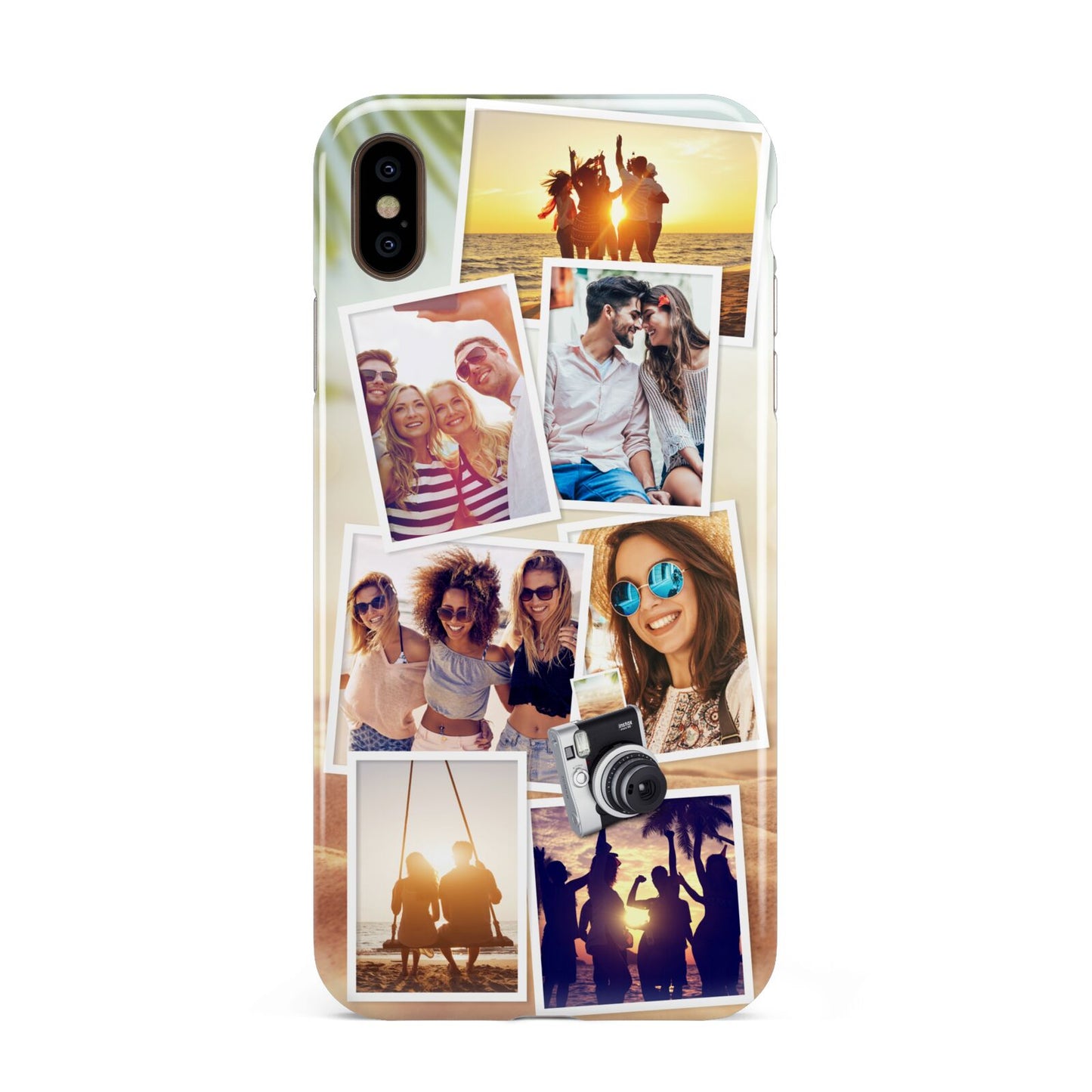 Personalised Summer Holiday Photos Apple iPhone Xs Max 3D Tough Case