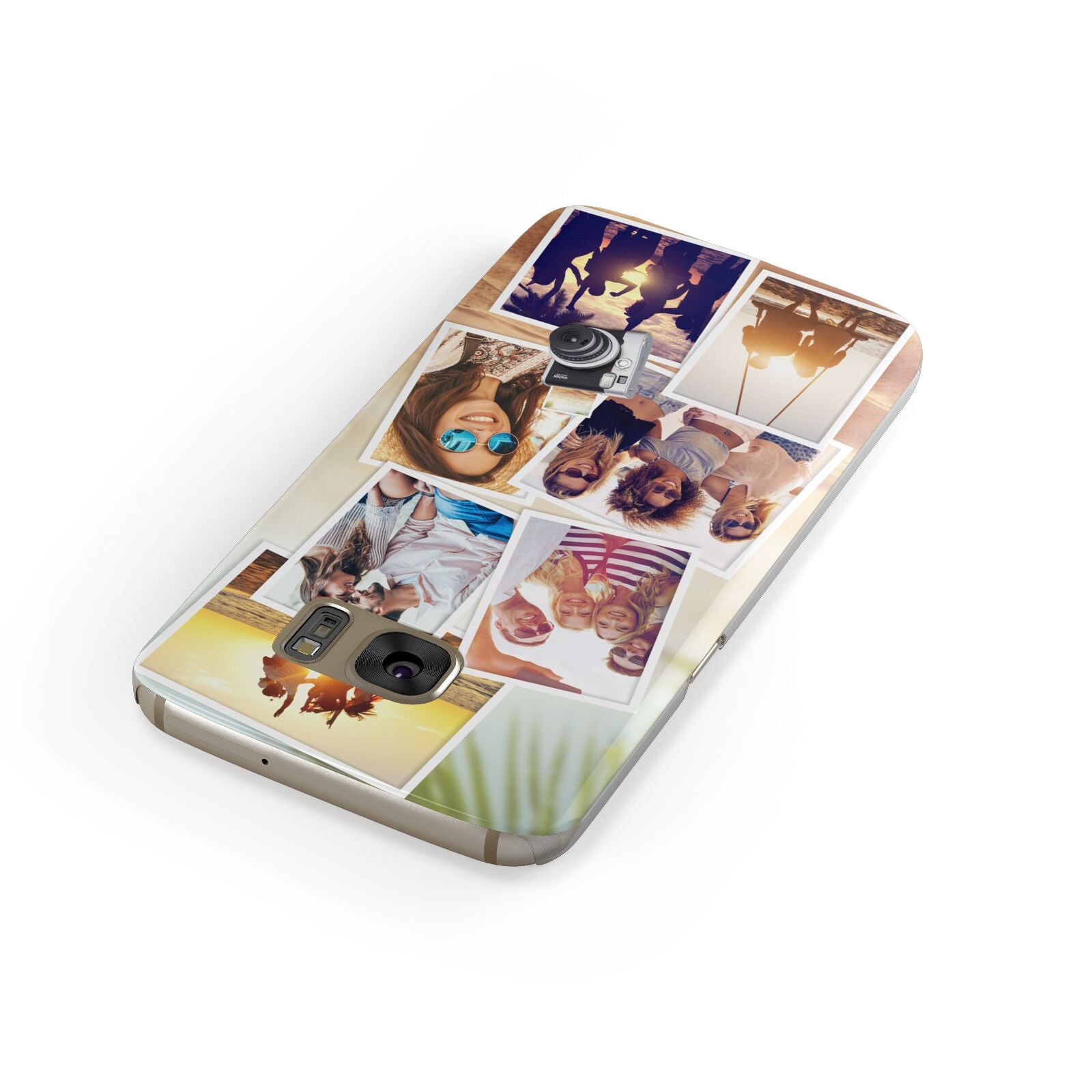 Personalised Summer Holiday Photos Samsung Galaxy Case Front Close Up