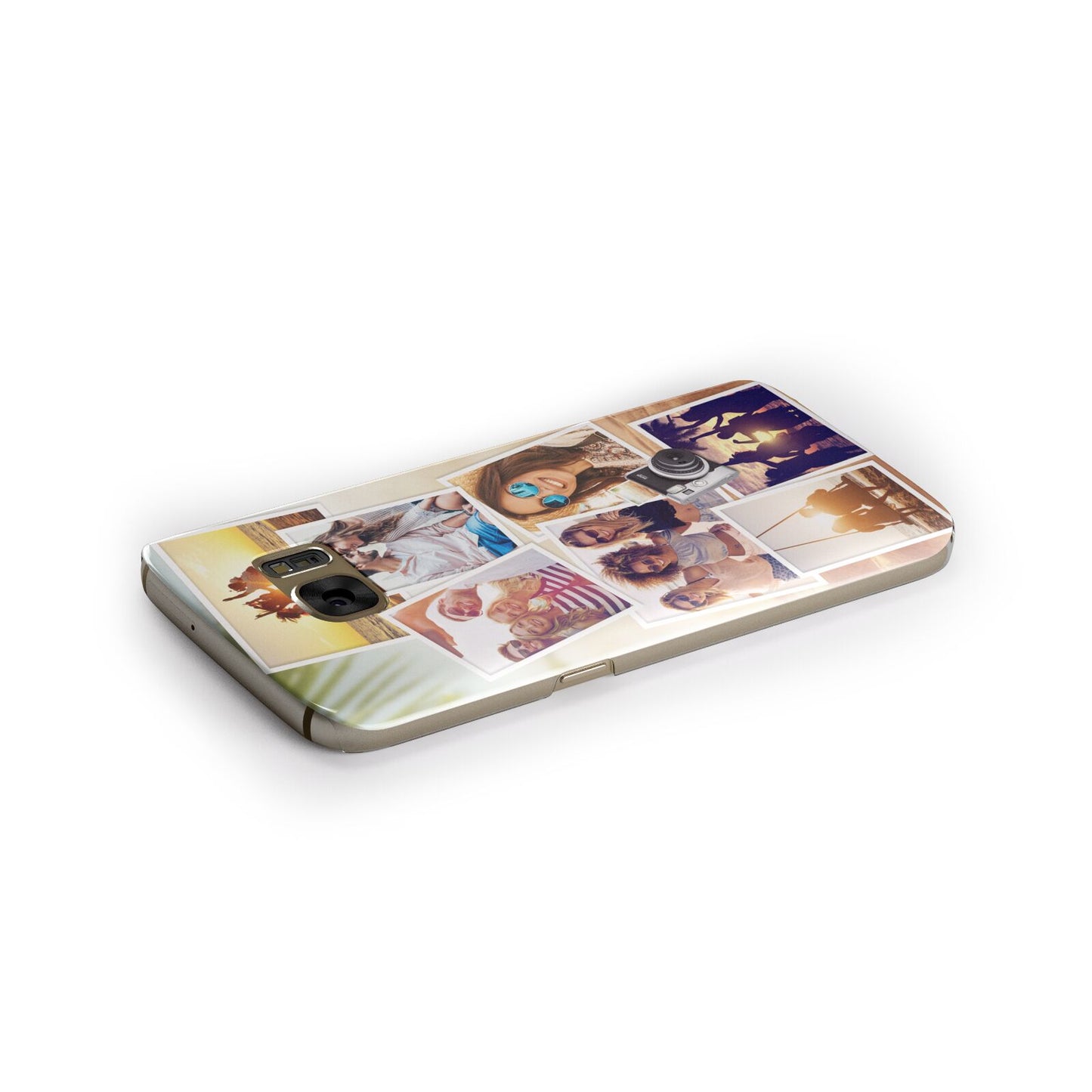 Personalised Summer Holiday Photos Samsung Galaxy Case Side Close Up