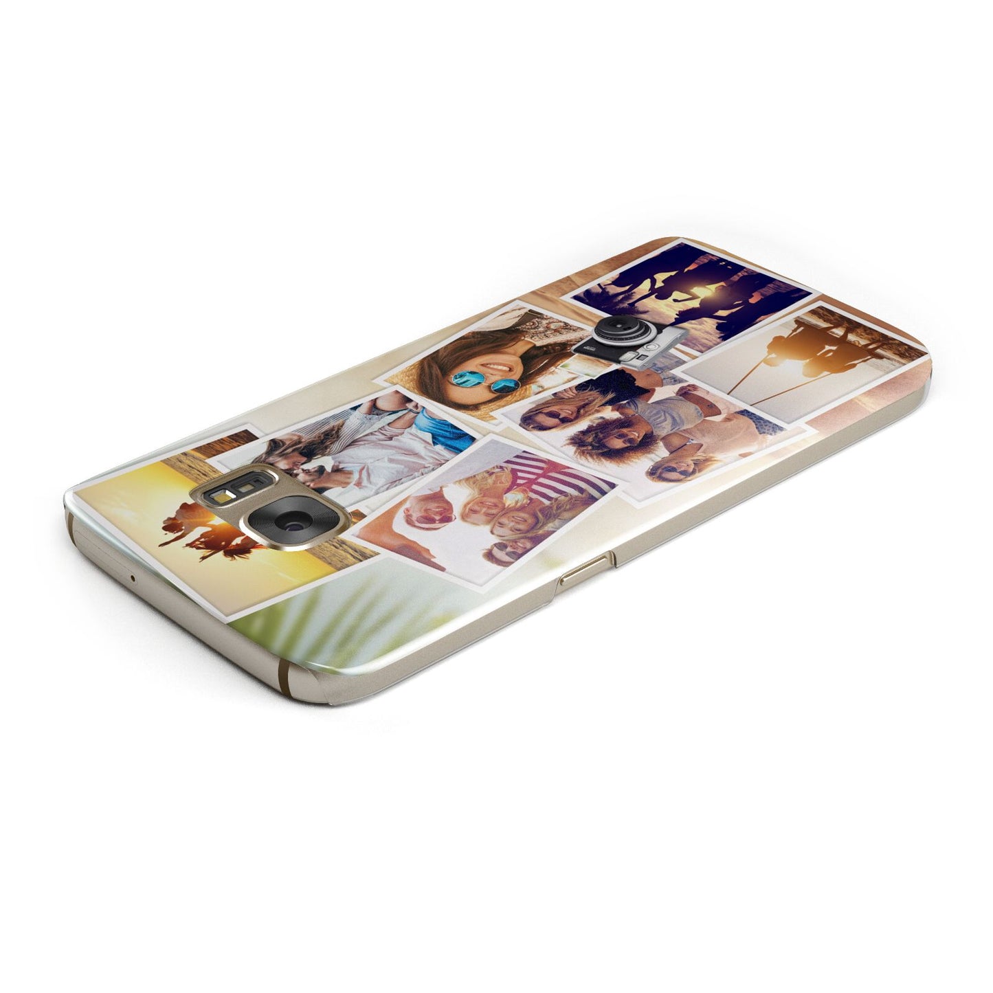 Personalised Summer Holiday Photos Samsung Galaxy Case Top Cutout