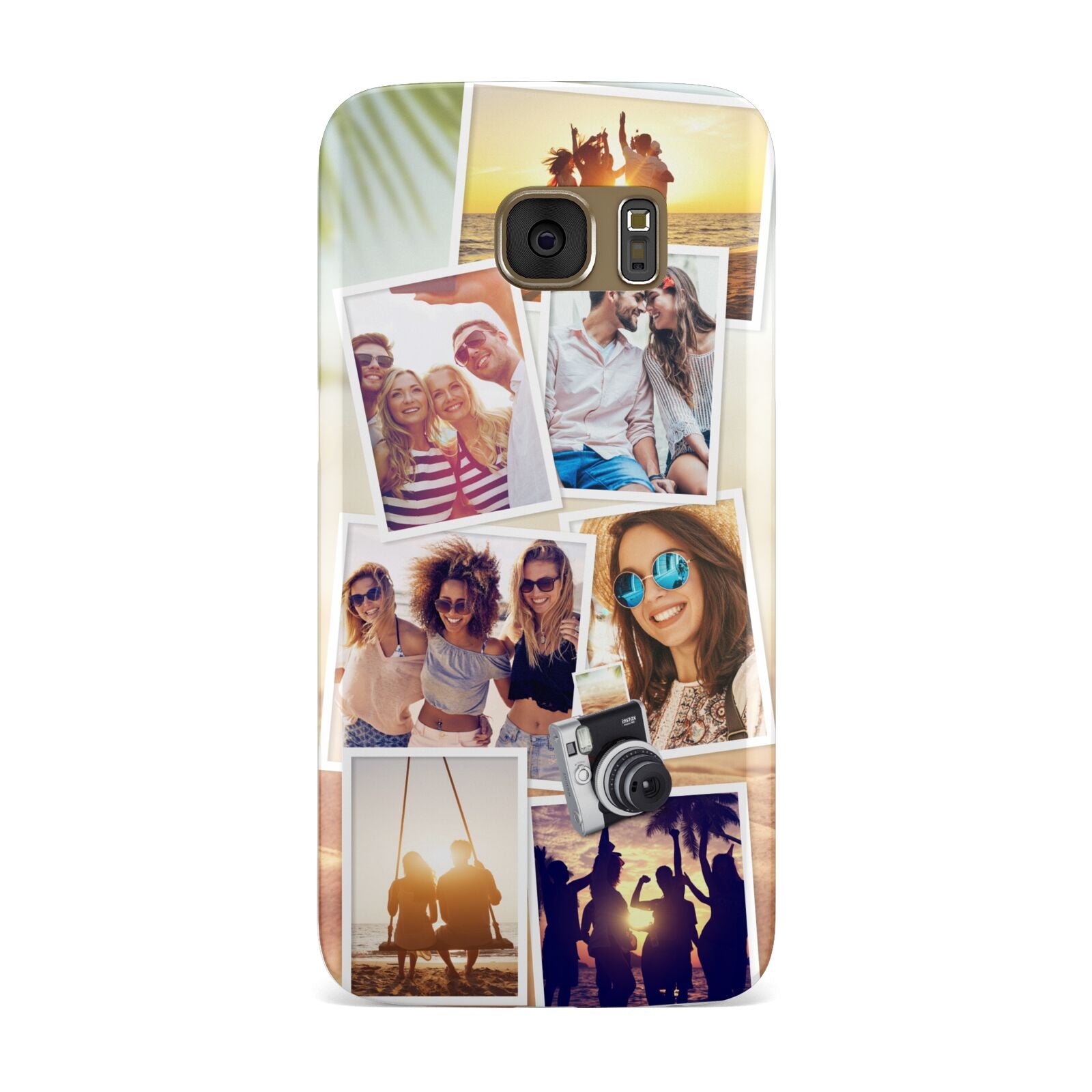Personalised Summer Holiday Photos Samsung Galaxy Case