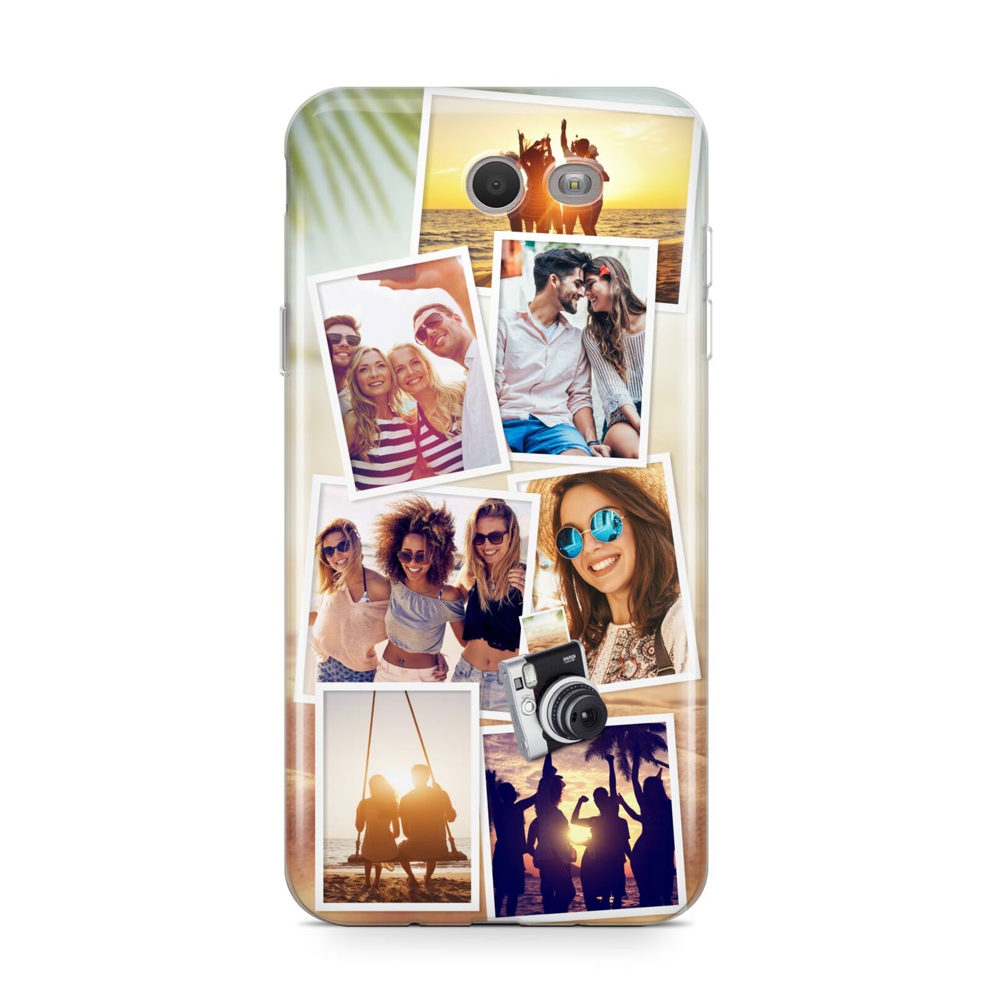 Personalised Summer Holiday Photos Samsung Galaxy J7 2017 Case