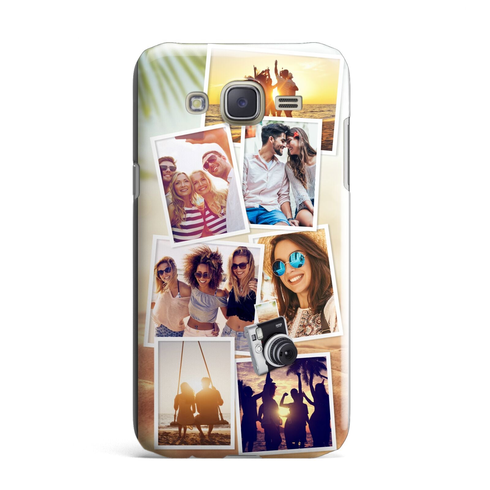 Personalised Summer Holiday Photos Samsung Galaxy J7 Case
