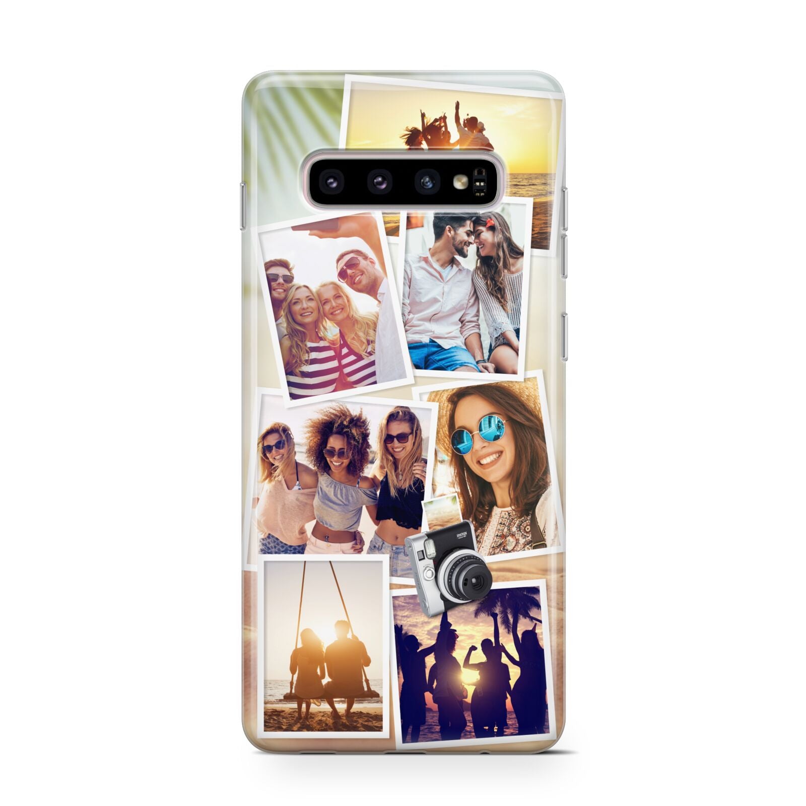 Personalised Summer Holiday Photos Samsung Galaxy S10 Case