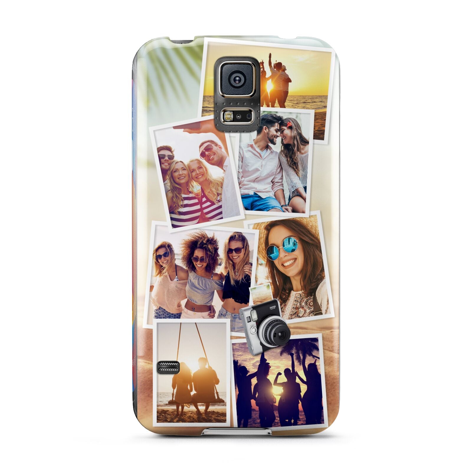 Personalised Summer Holiday Photos Samsung Galaxy S5 Case