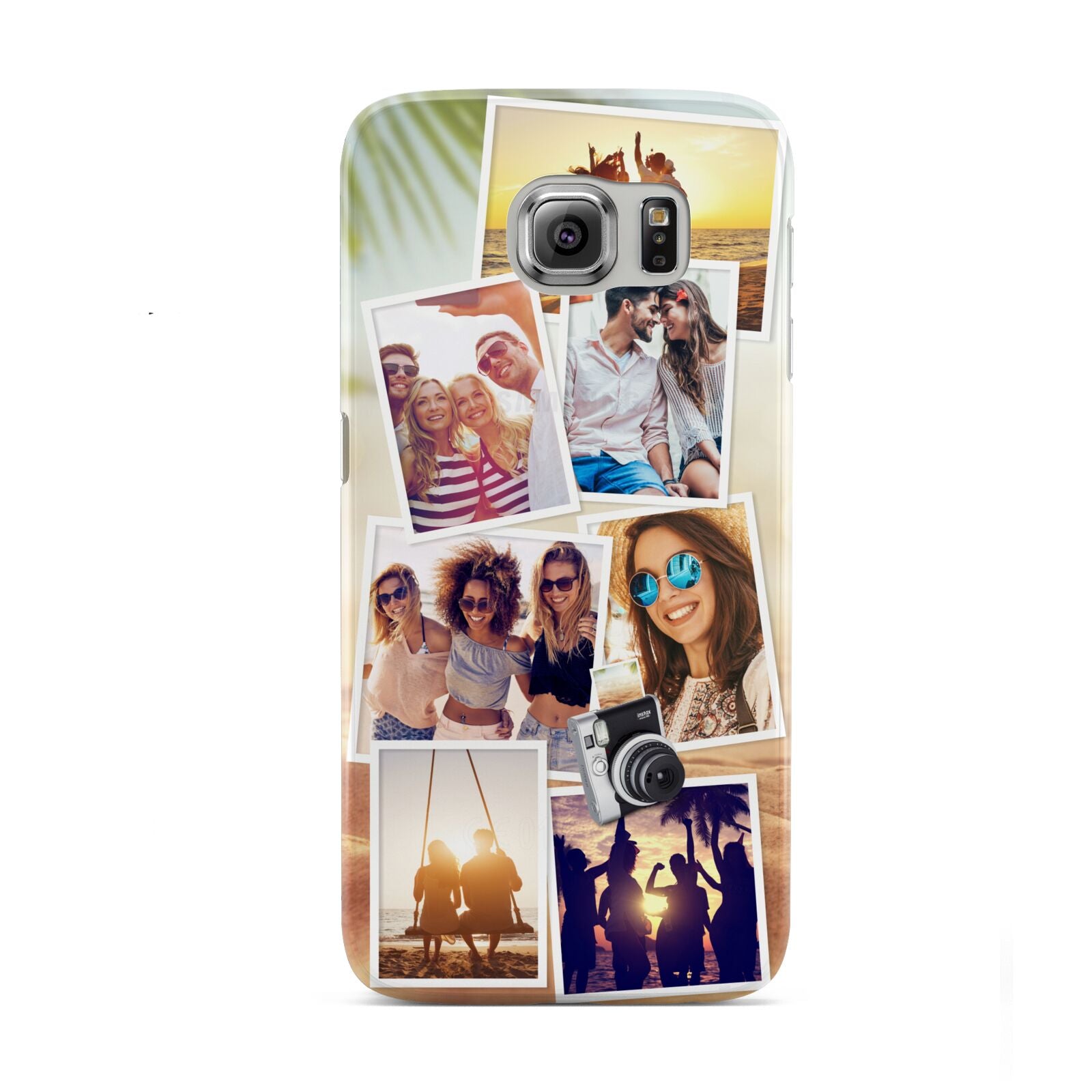 Personalised Summer Holiday Photos Samsung Galaxy S6 Case