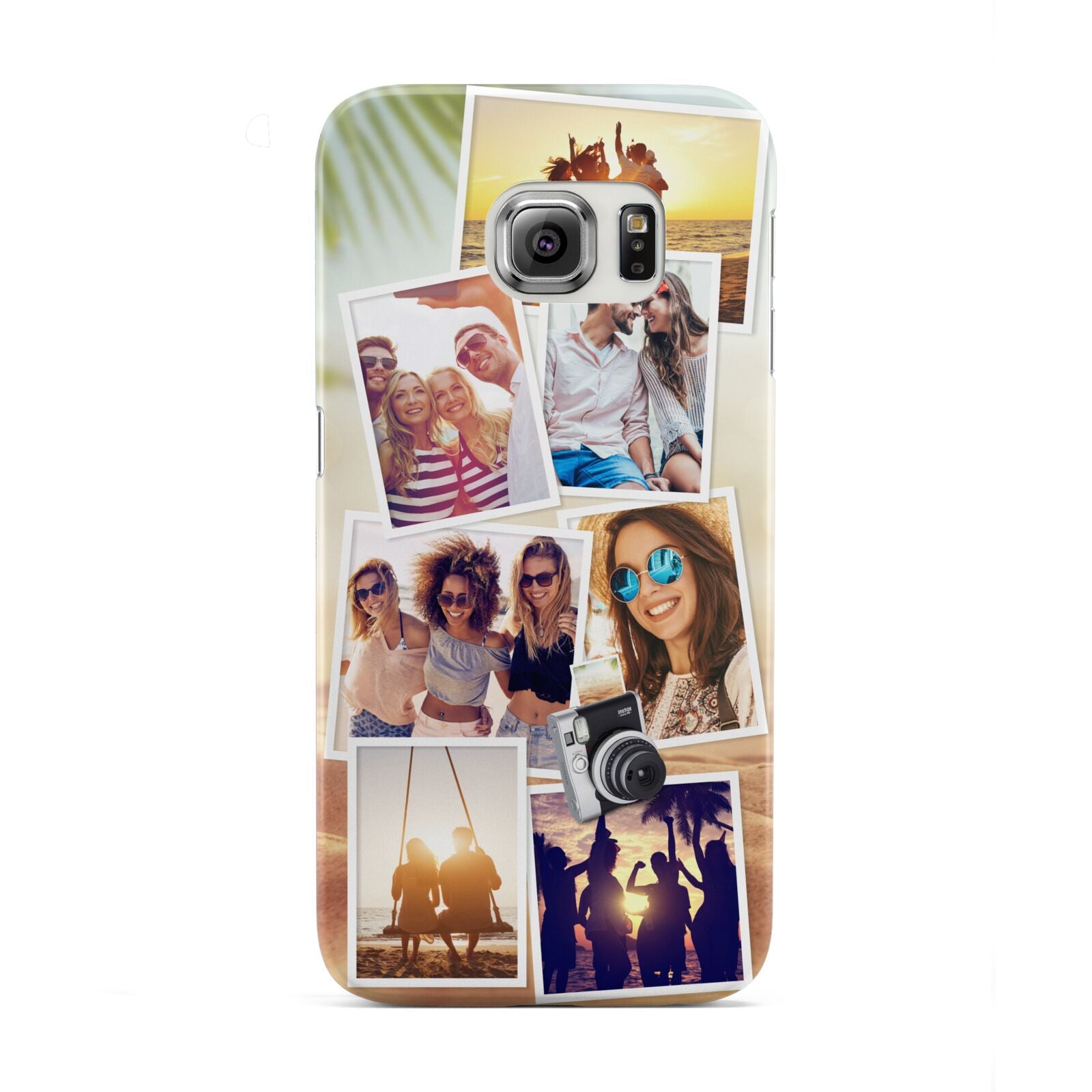 Personalised Summer Holiday Photos Samsung Galaxy S6 Edge Case