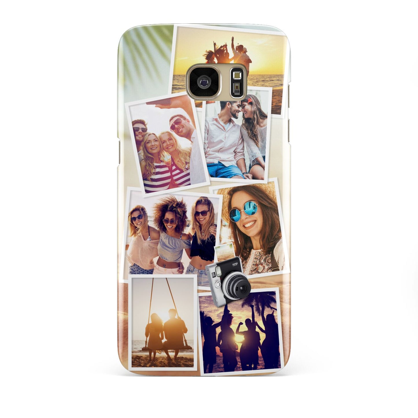 Personalised Summer Holiday Photos Samsung Galaxy S7 Edge Case