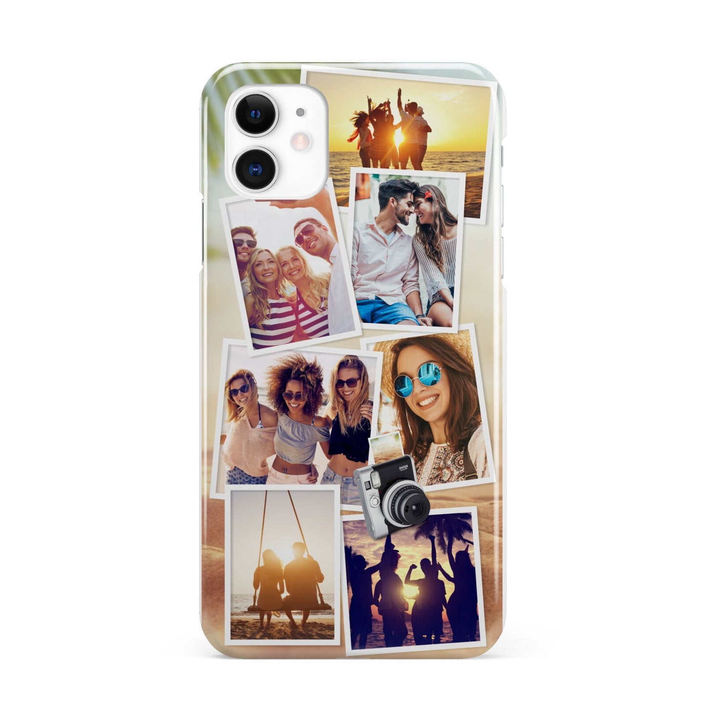 Personalised Summer Holiday Photos iPhone 11 3D Snap Case