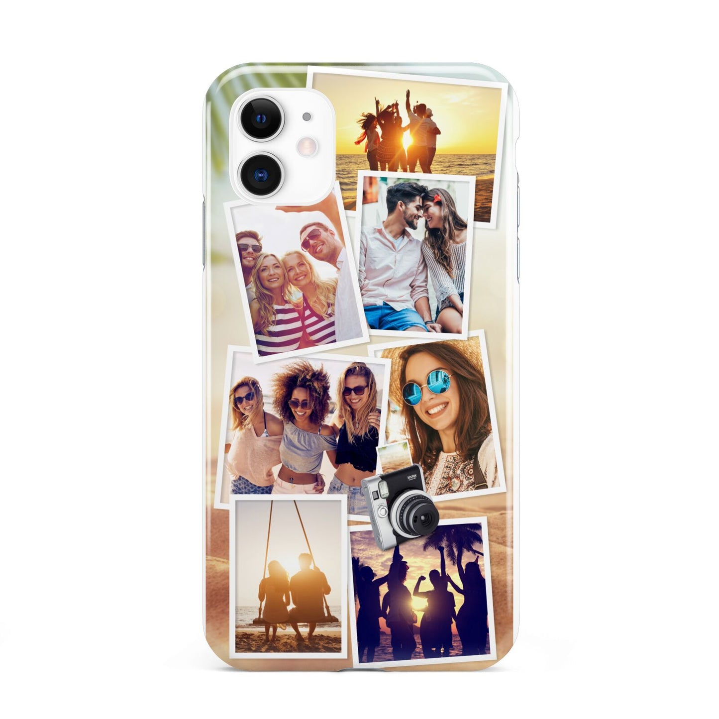 Personalised Summer Holiday Photos iPhone 11 3D Tough Case