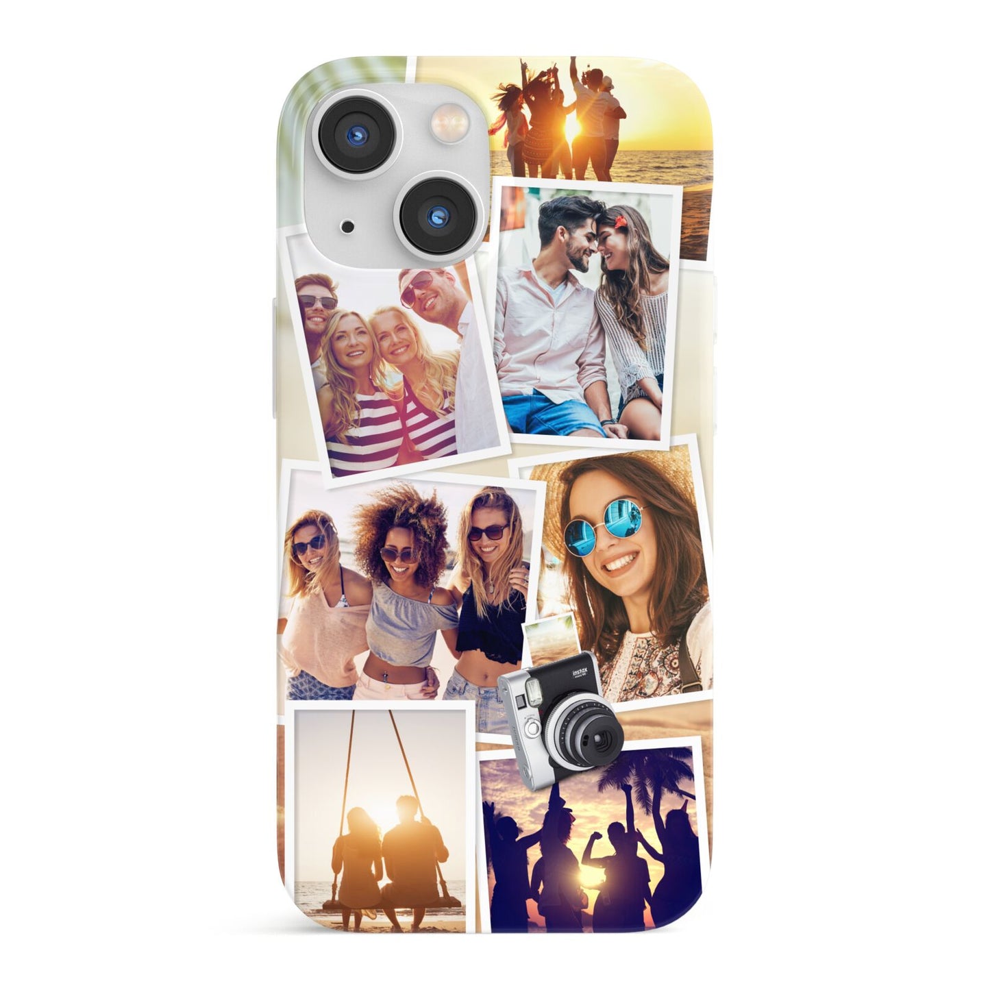 Personalised Summer Holiday Photos iPhone 13 Mini Full Wrap 3D Snap Case