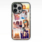 Personalised Summer Holiday Photos iPhone 13 Pro Black Impact Case on Silver phone
