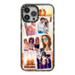 Personalised Summer Holiday Photos iPhone 13 Pro Max Black Impact Case on Silver phone