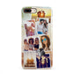 Personalised Summer Holiday Photos iPhone 8 Plus 3D Snap Case on Gold Phone