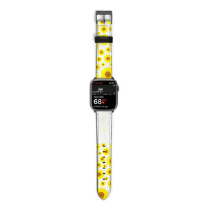 Personalised Sunflower Watch Strap