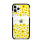 Personalised Sunflower Apple iPhone 11 Pro in Silver with Black Impact Case