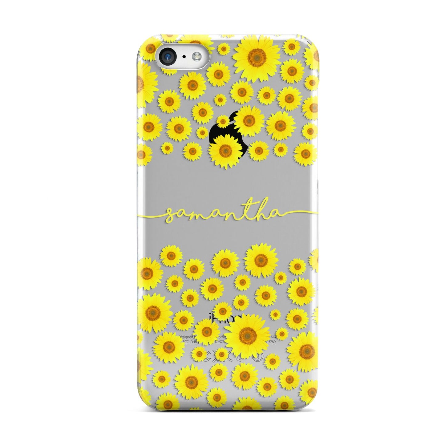Personalised Sunflower Apple iPhone 5c Case