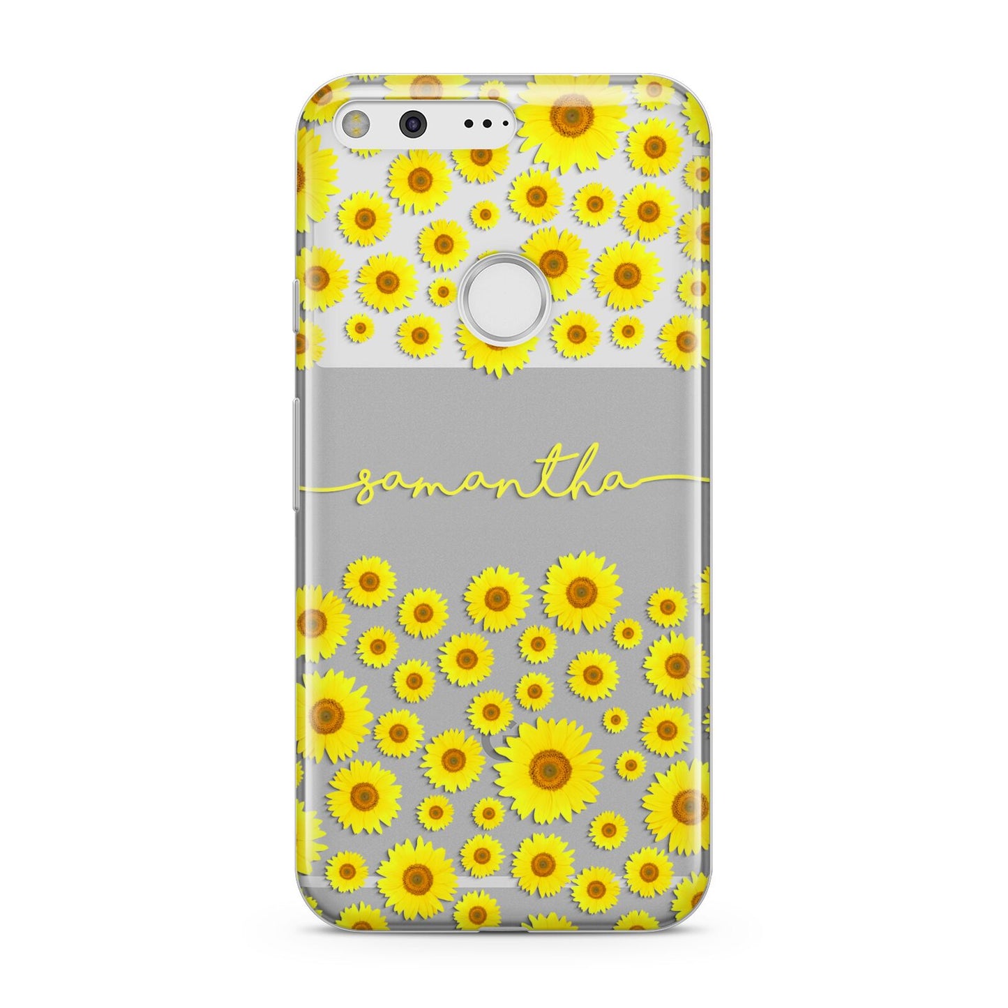 Personalised Sunflower Google Pixel Case