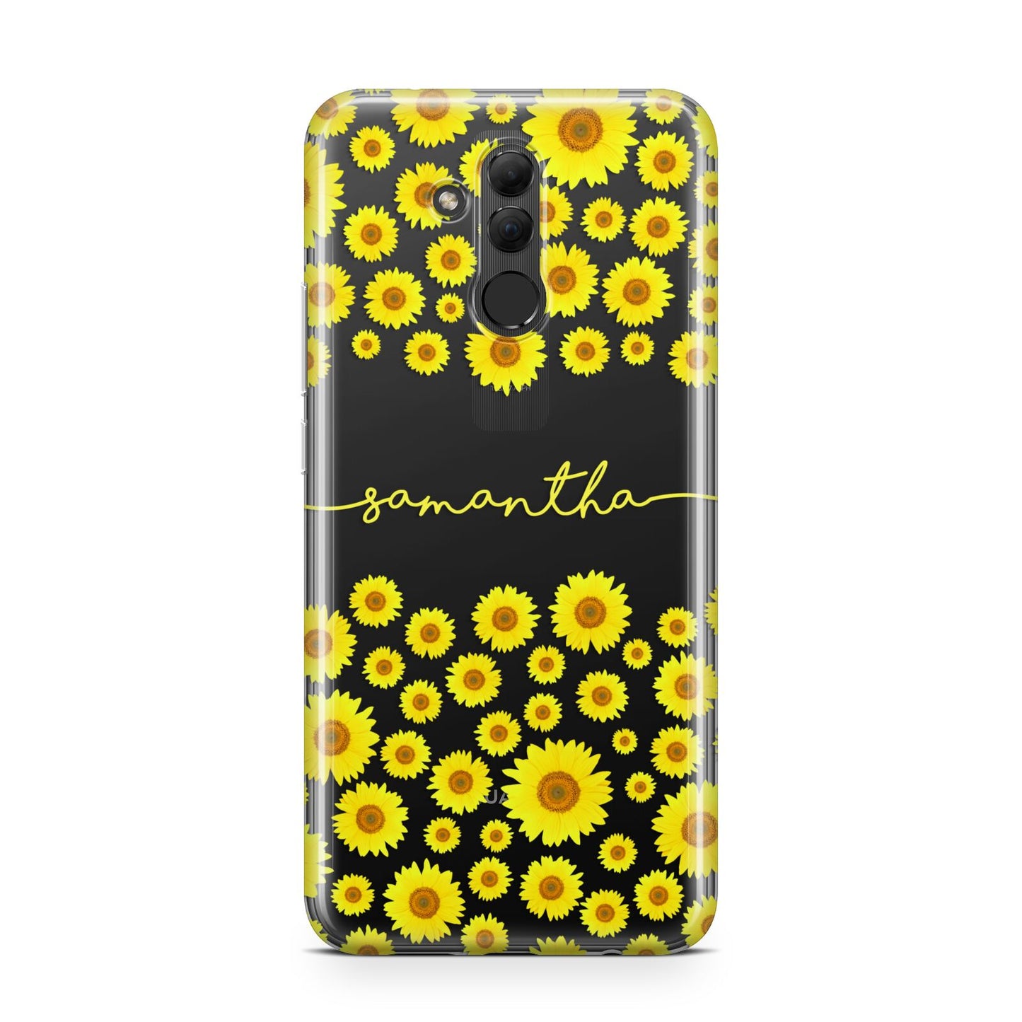 Personalised Sunflower Huawei Mate 20 Lite
