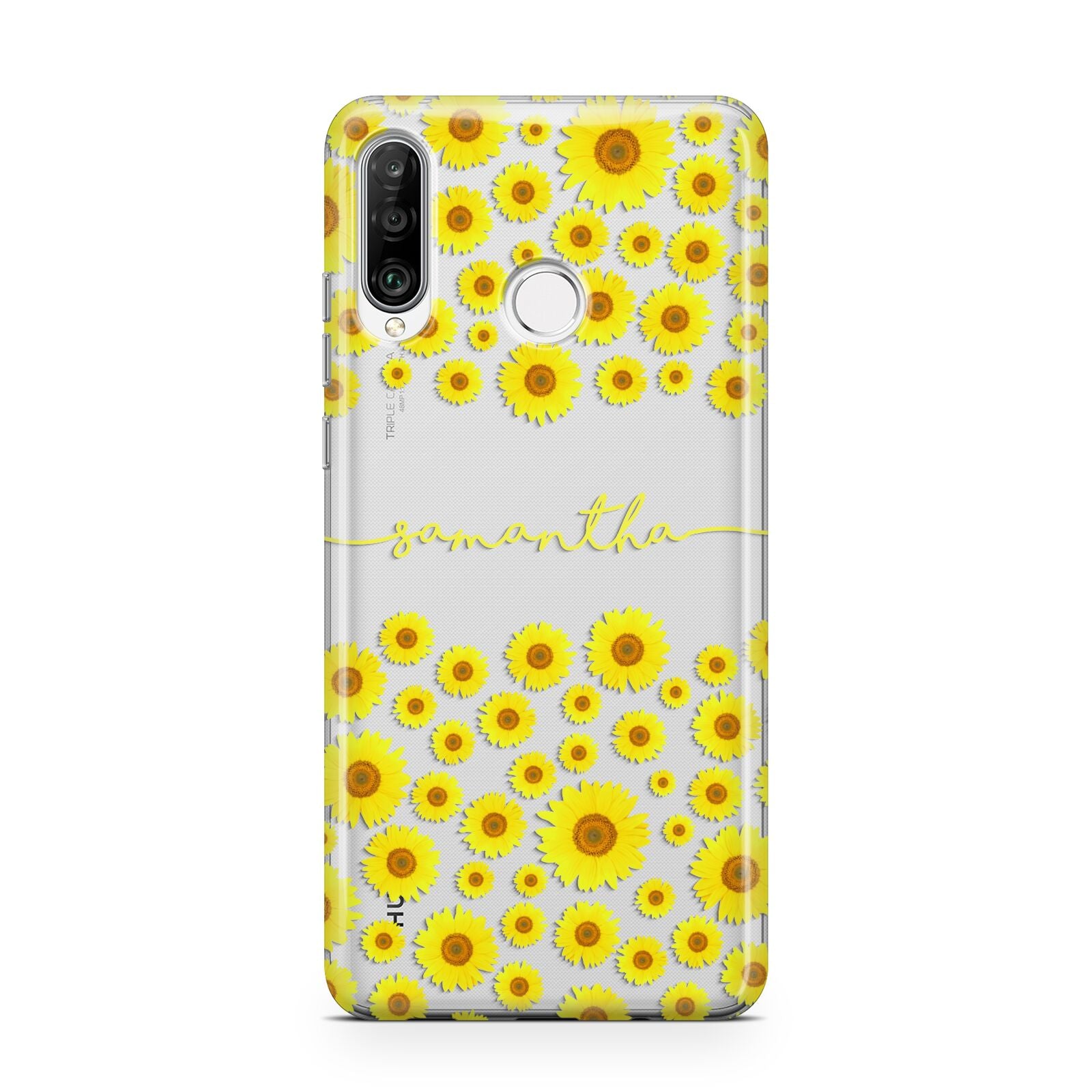 Personalised Sunflower Huawei P30 Lite Phone Case