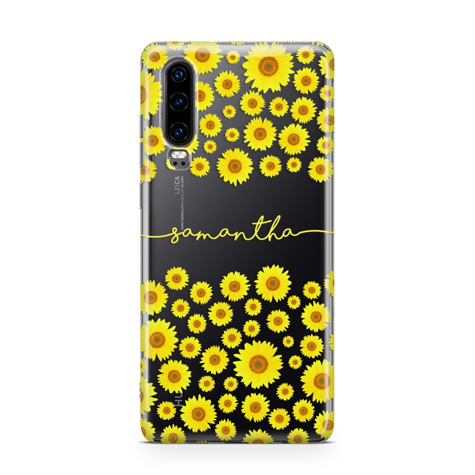 Personalised Sunflower Huawei P30 Phone Case