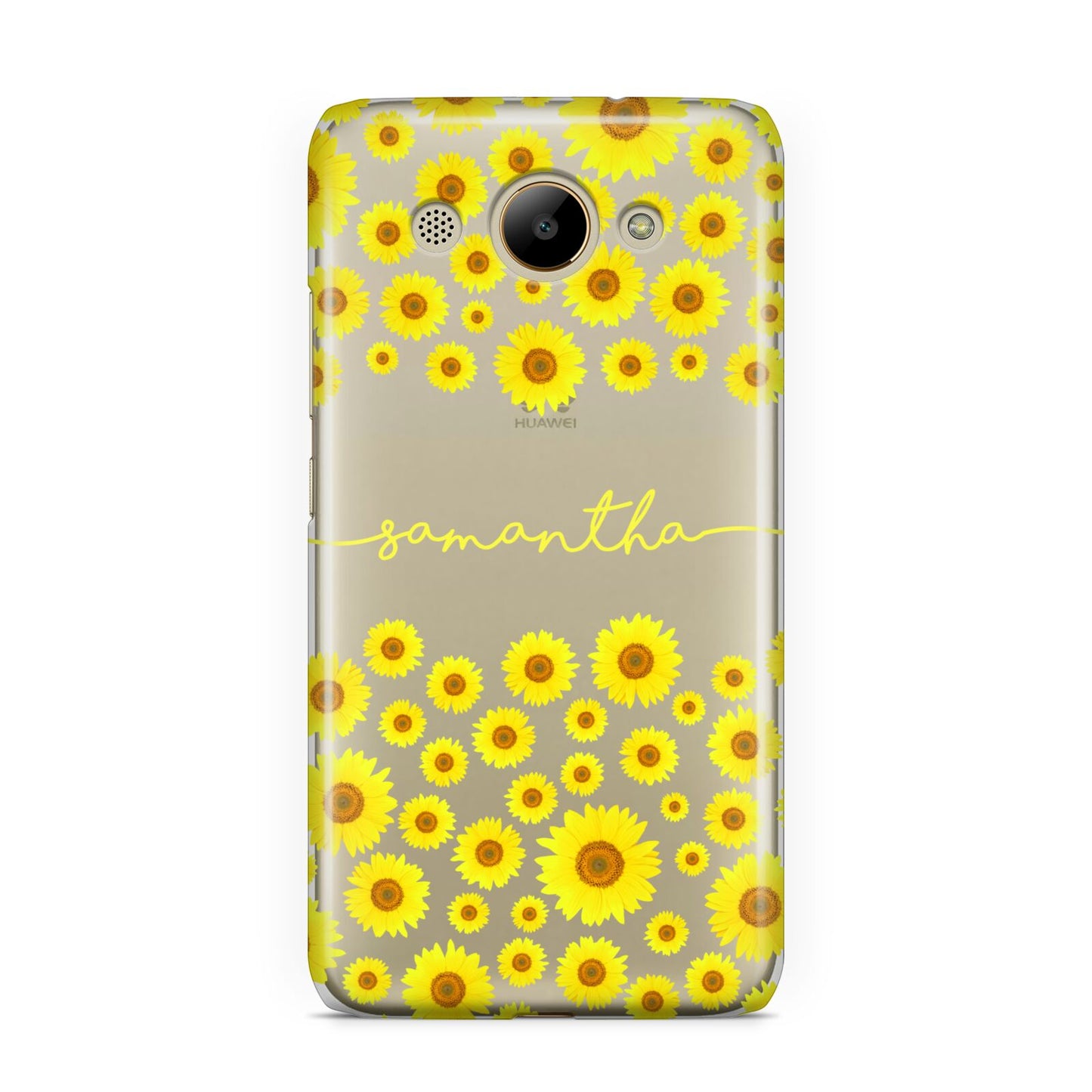 Personalised Sunflower Huawei Y3 2017