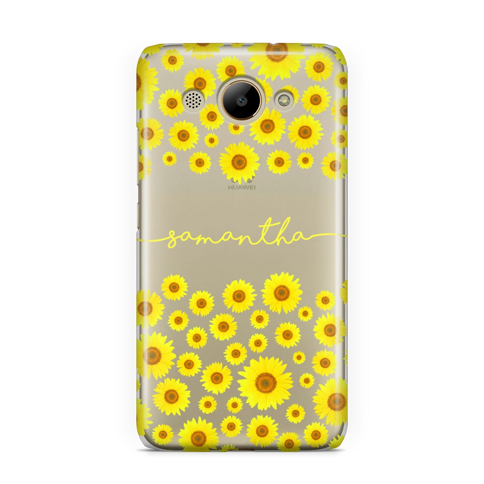Personalised Sunflower Huawei Y3 2017