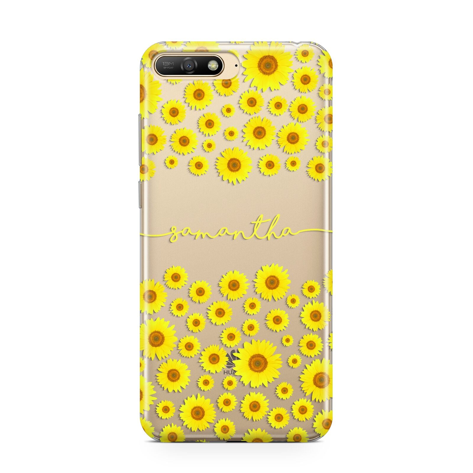 Personalised Sunflower Huawei Y6 2018