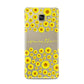 Personalised Sunflower Samsung Galaxy A3 2016 Case on gold phone