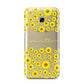 Personalised Sunflower Samsung Galaxy A3 2017 Case on gold phone