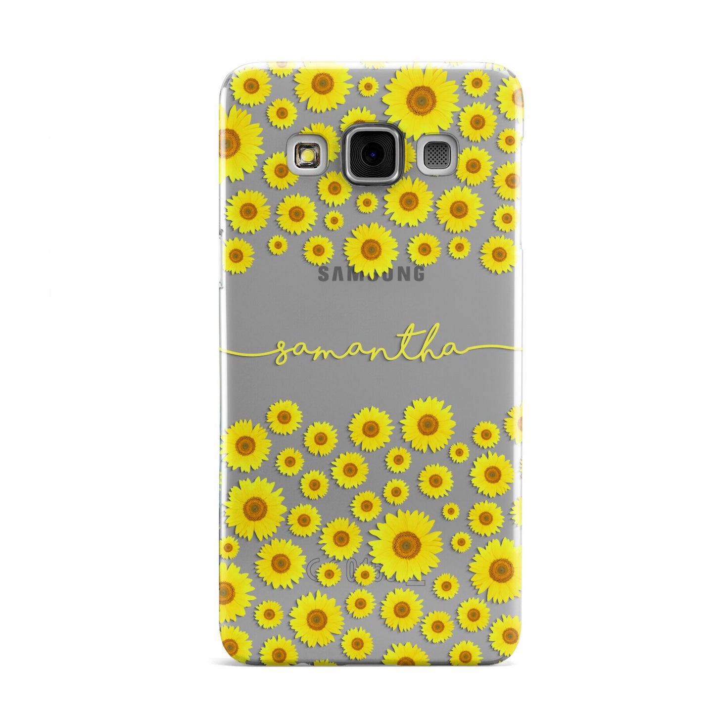 Personalised Sunflower Samsung Galaxy A3 Case