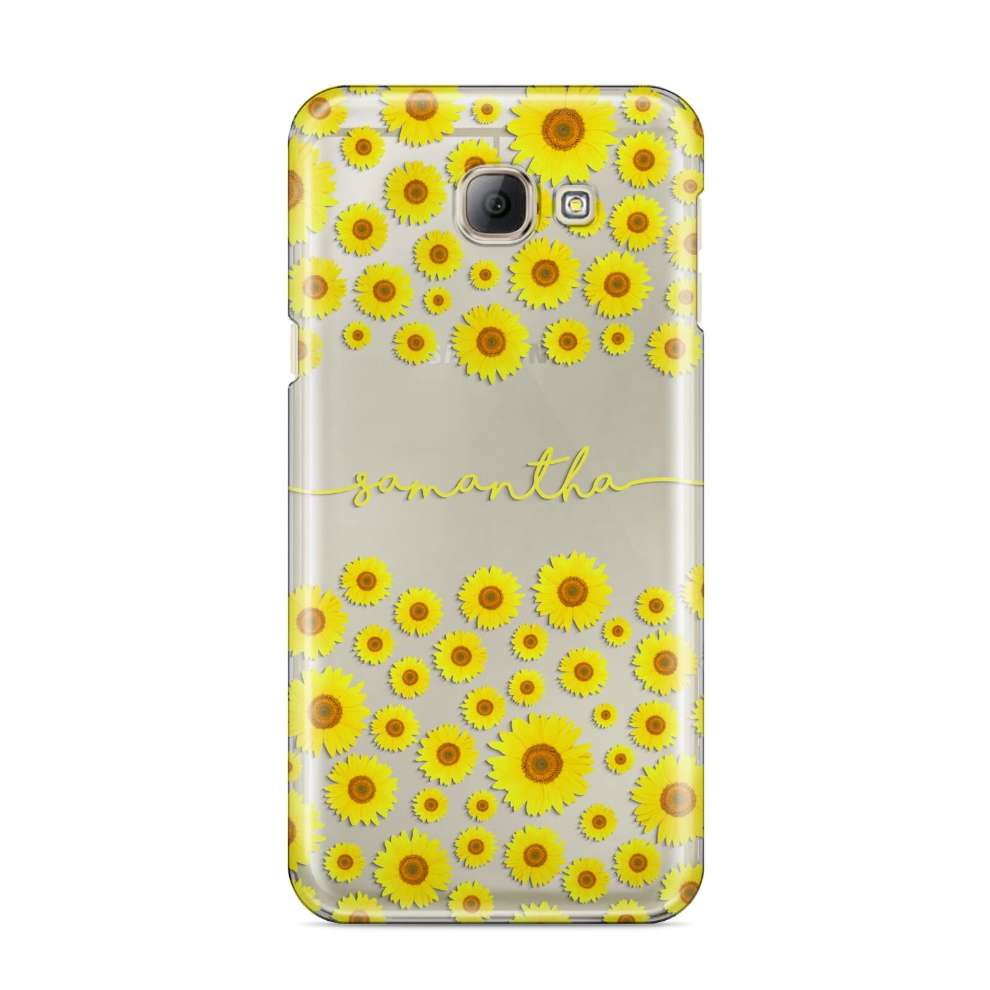 Personalised Sunflower Samsung Galaxy A8 2016 Case