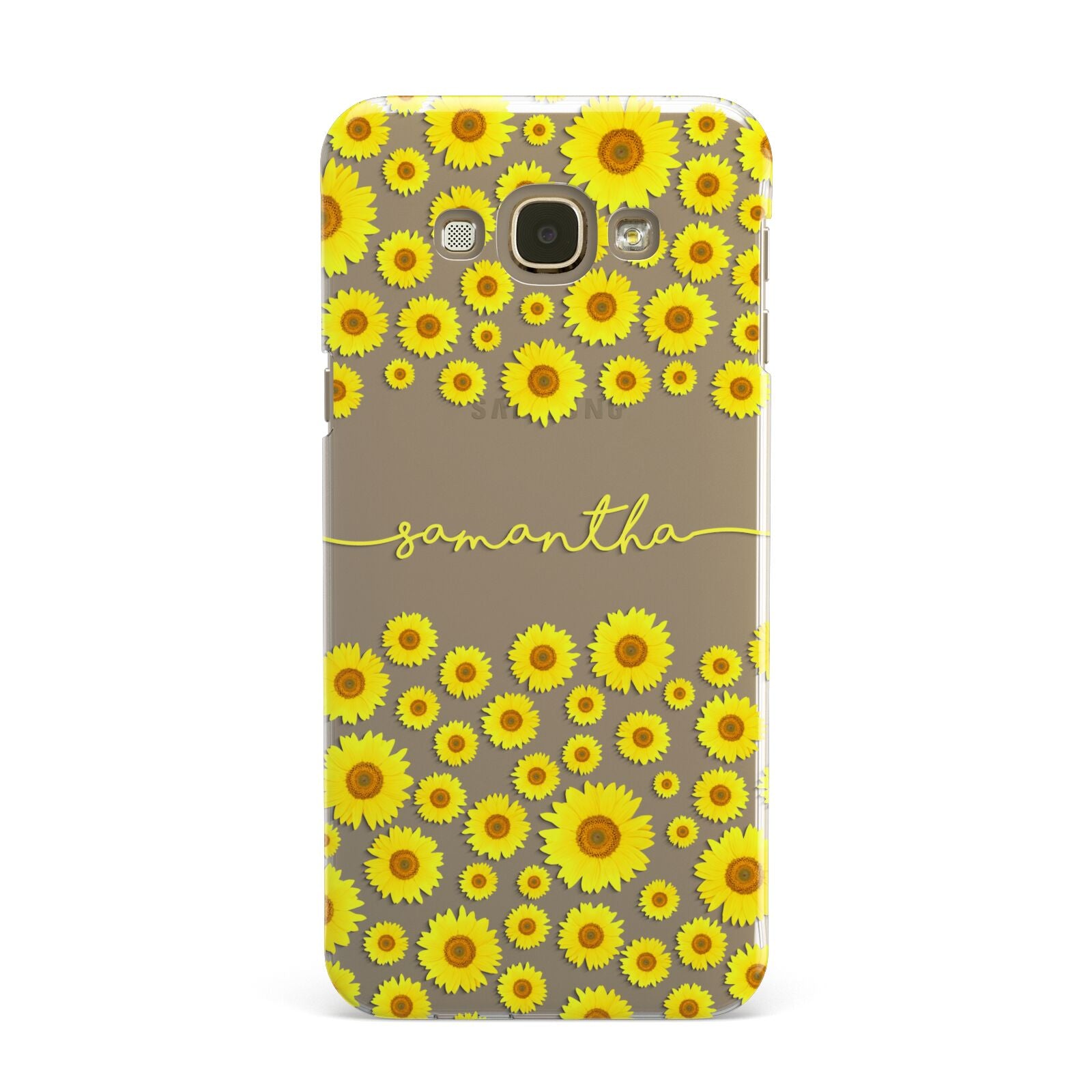 Personalised Sunflower Samsung Galaxy A8 Case