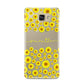 Personalised Sunflower Samsung Galaxy A9 2016 Case on gold phone