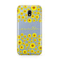 Personalised Sunflower Samsung Galaxy J3 2017 Case