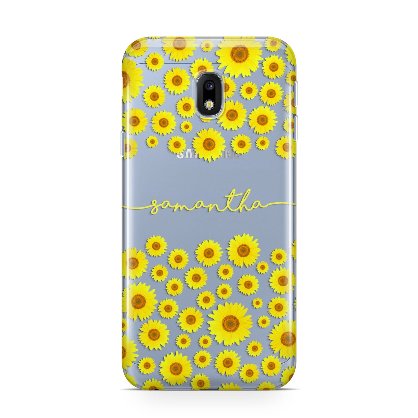Personalised Sunflower Samsung Galaxy J3 2017 Case
