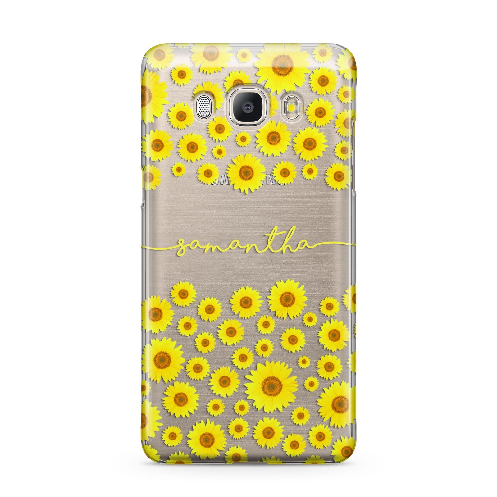 Personalised Sunflower Samsung Galaxy J5 2016 Case
