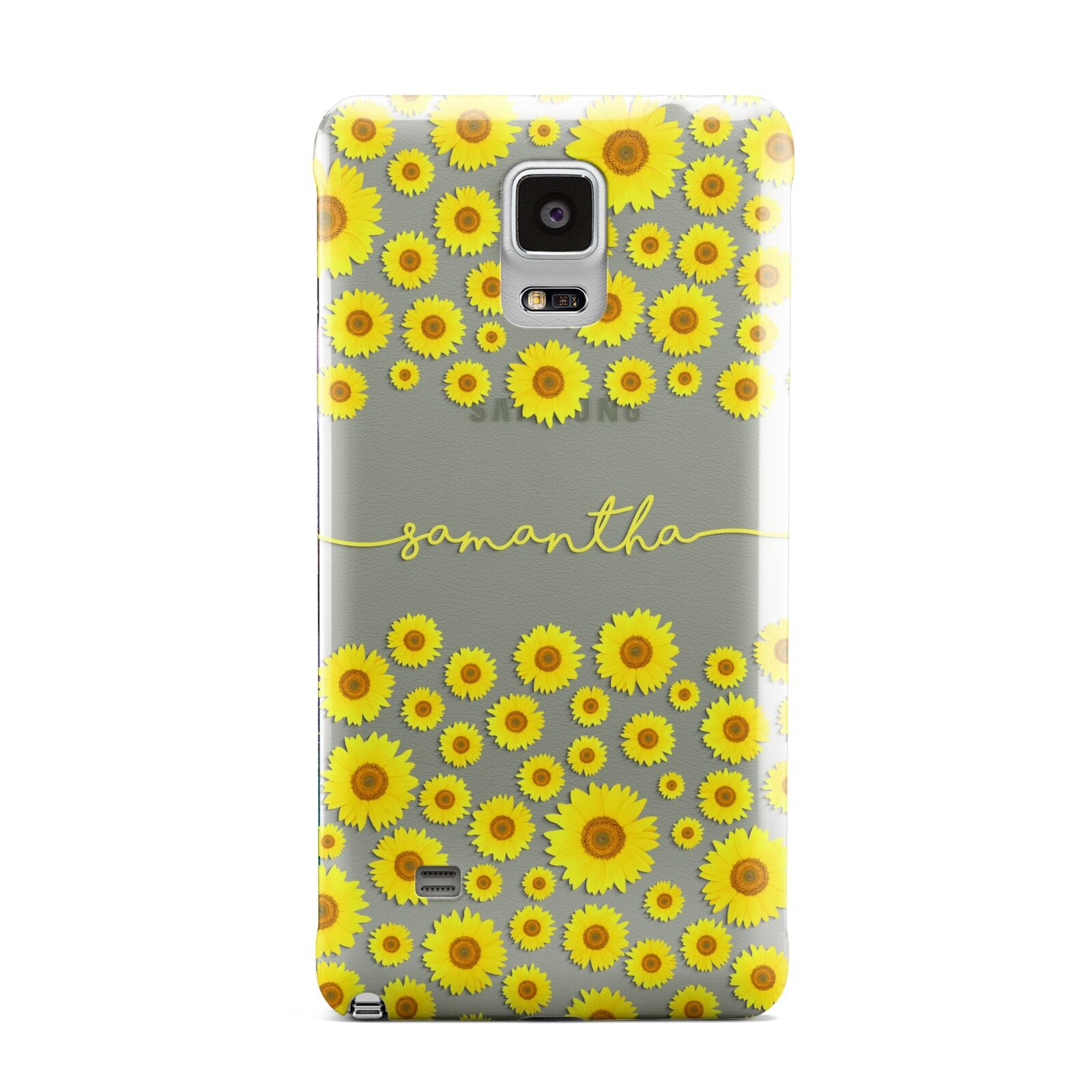 Personalised Sunflower Samsung Galaxy Note 4 Case