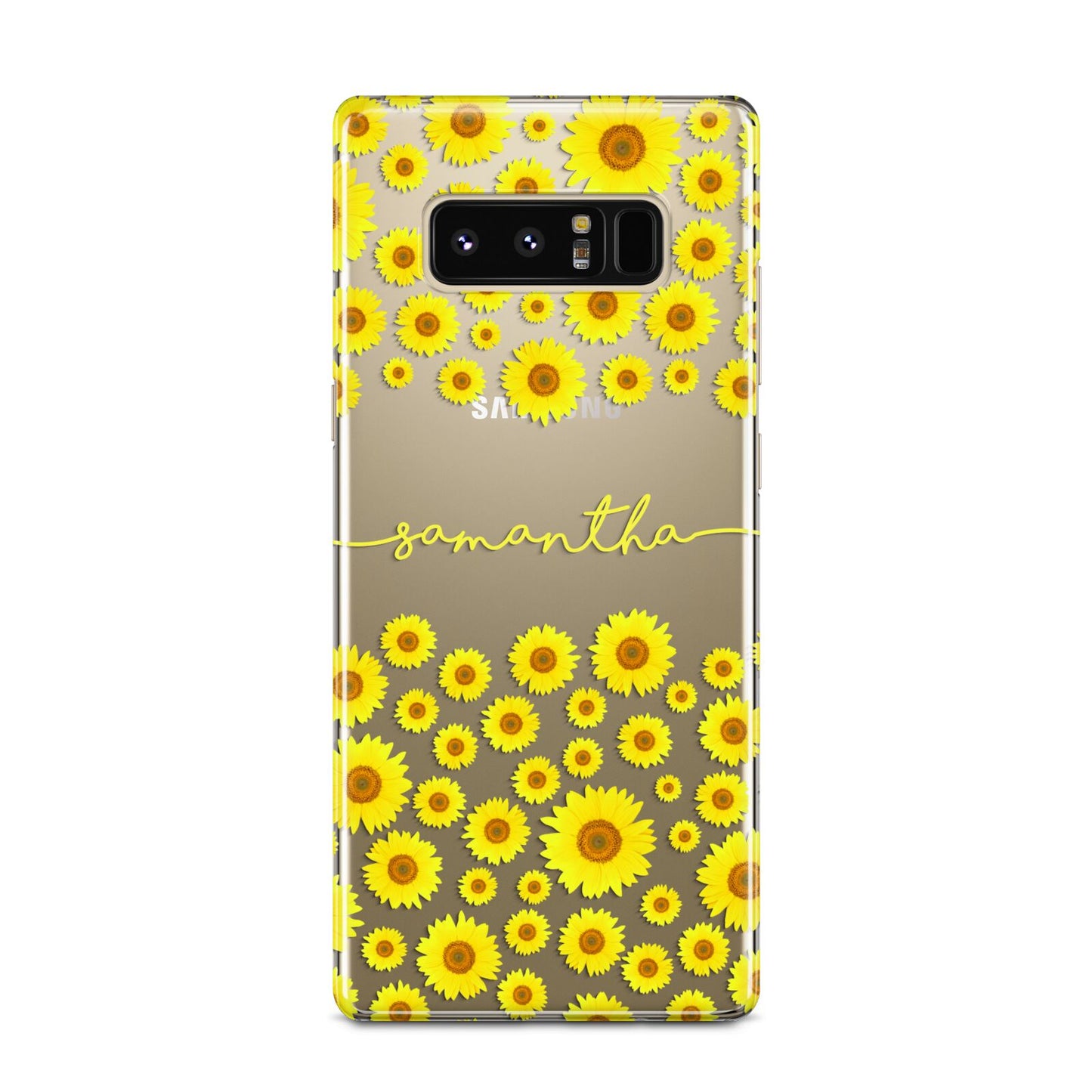 Personalised Sunflower Samsung Galaxy Note 8 Case