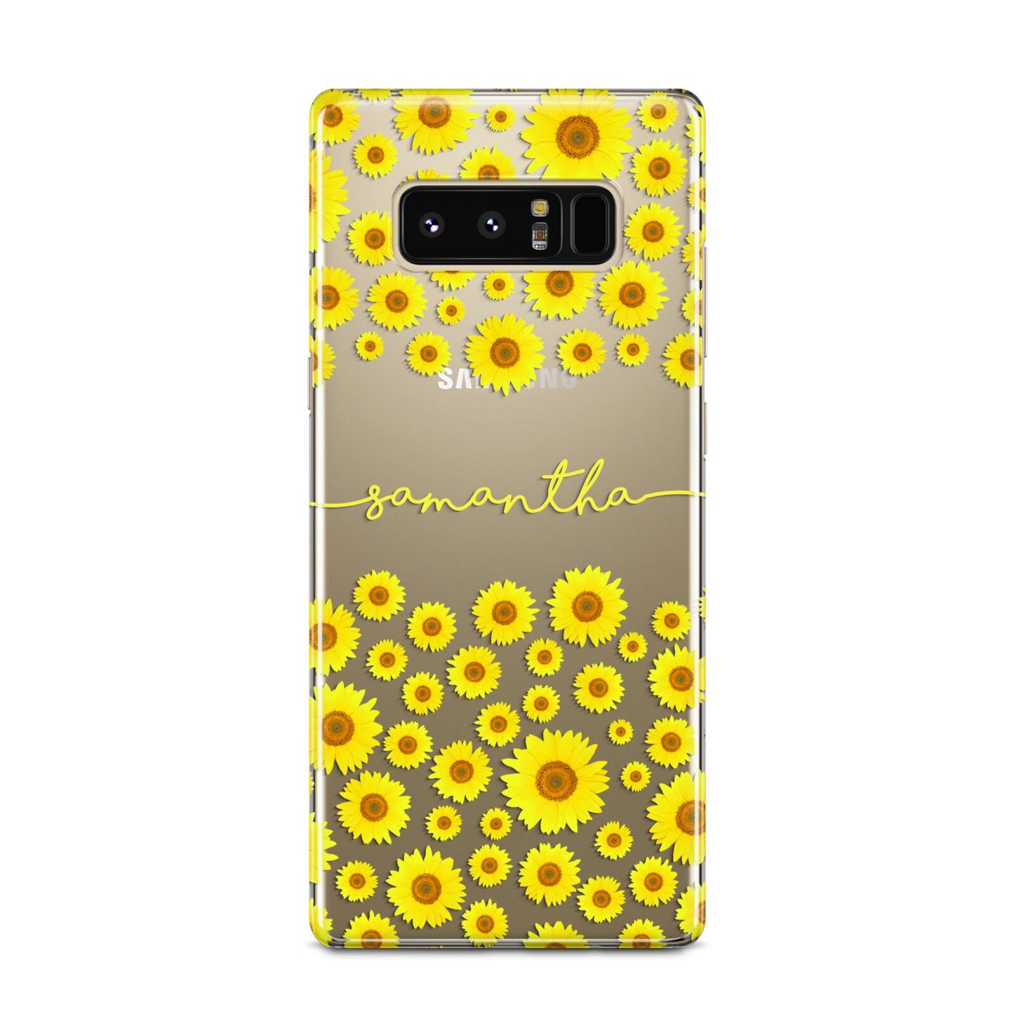 Personalised Sunflower Samsung Galaxy Note 8 Case