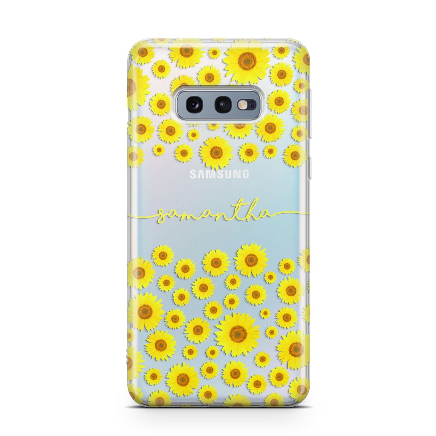 Personalised Sunflower Samsung Galaxy S10E Case