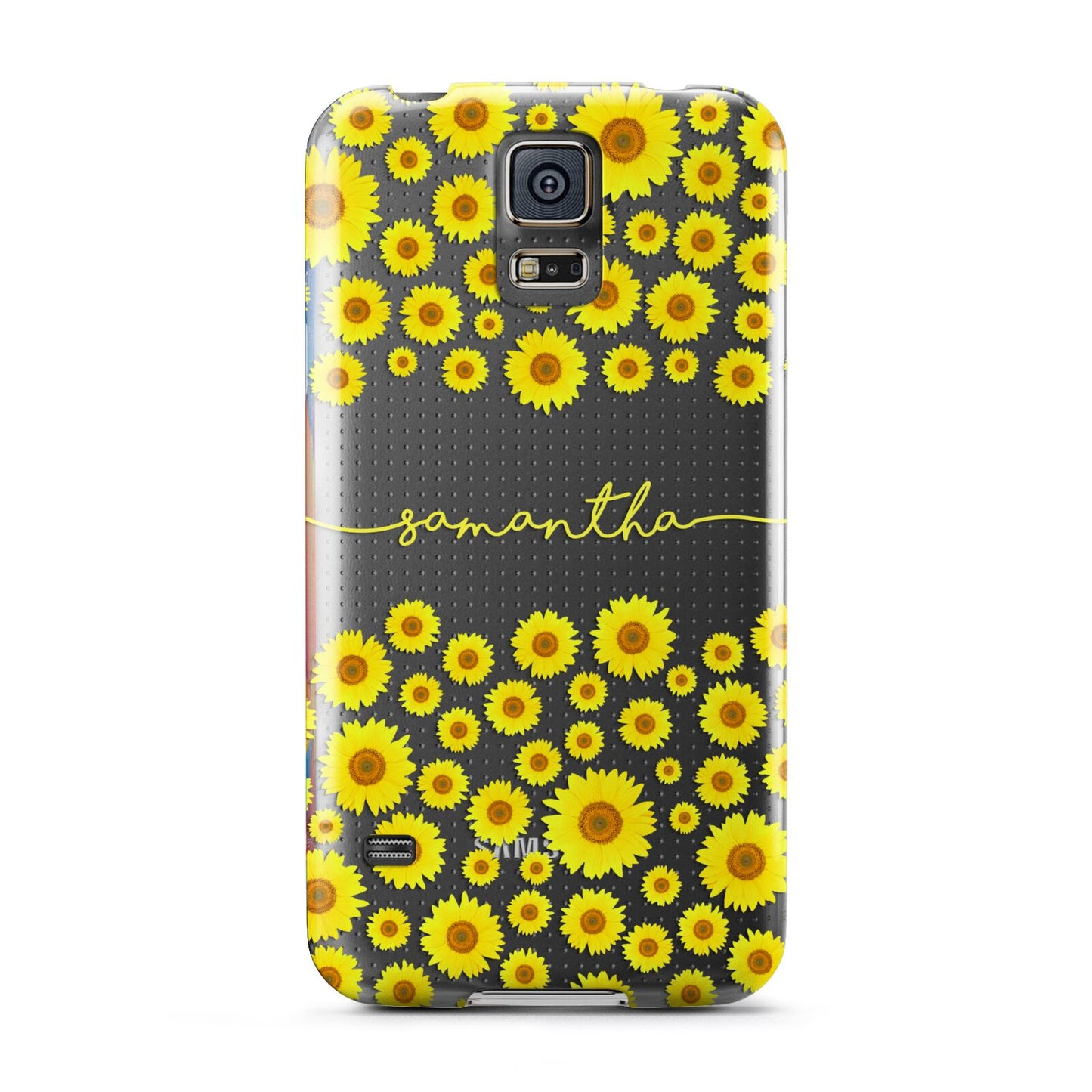 Personalised Sunflower Samsung Galaxy S5 Case